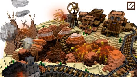 Gold Rush Station By Silentrix Desert Contest Minecraft Map