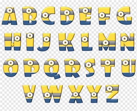 Minion Alphabet Letters Printable