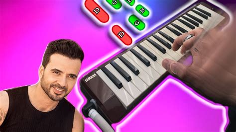 Despacito 🎹 Tutorial Melodica Luis Fonsi Ft Daddy Yankeemelodica♣chan