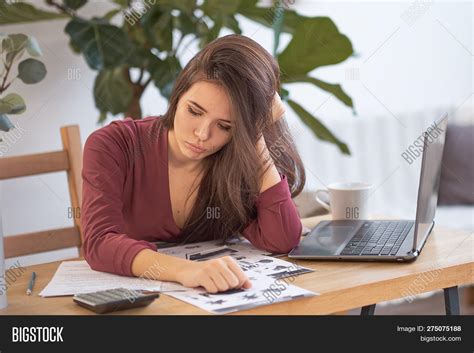 Tired Woman Waiting Image And Photo Free Trial Bigstock