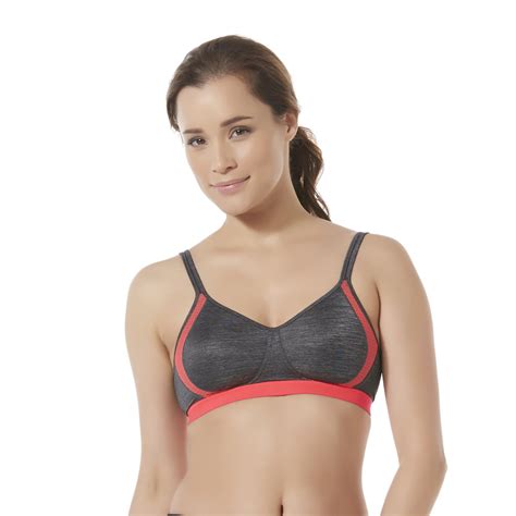 The fabric blend of nylon and elastane provides a comfortable compression webbing that separates and supports you whilst the power. Hanes Women's Sports Bra - HCX3
