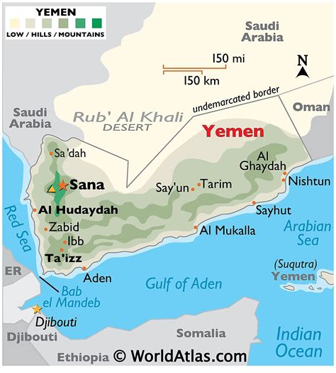 Mapas De Yemen Atlas Del Mundo