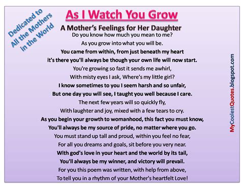 Happy birthday to my beautiful daughter quotes. My Coolest Quotes: A Mother's Feelings for Her Daughter ......