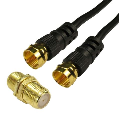 1 20m Satellite Cable Extension F Connector For Sky Lead Tv Freesat