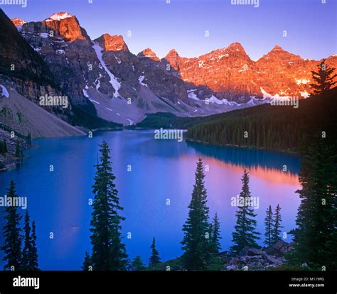 Moraine Lake Banff National Park Alberta Canada Stock Photo Alamy