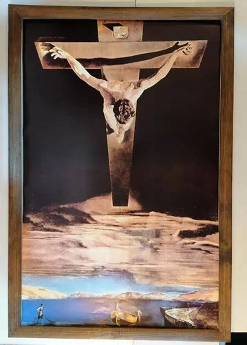 Cuadro Cristo San Juan De La Cruz Salvador Dalí En Polioleo Meses Sin