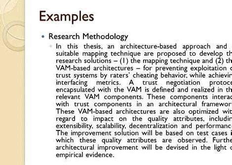 Methodology research paper example is a useful tool for writing a research because it demonstrates the principles of structuring the research methodology section. Thesis proposal research methods