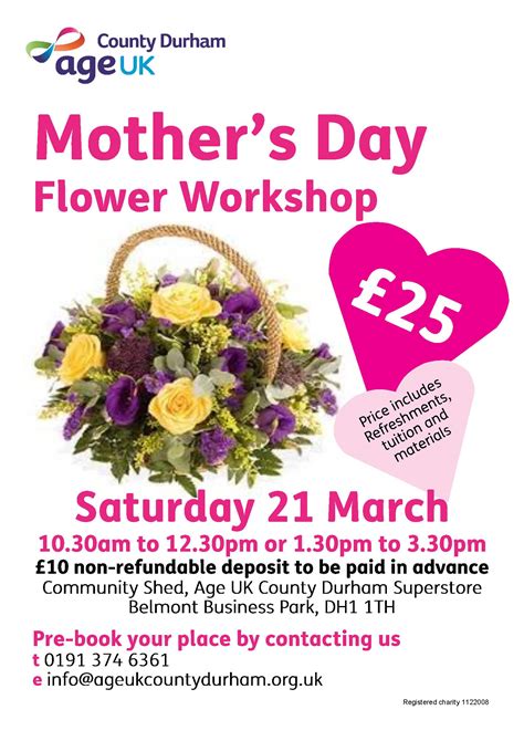 Mothers Day Flower Workshop