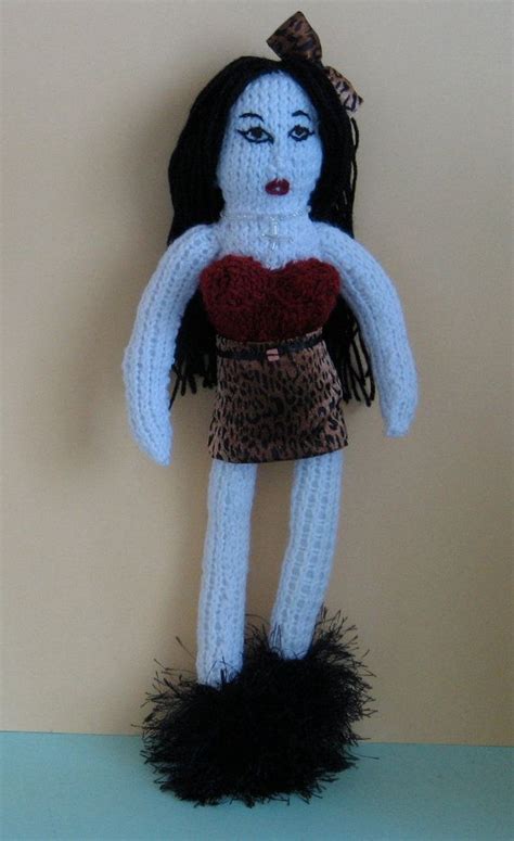 Instant download knitting pattern baby goth/punk/rock/skull. Goth meets Jersey Shore Knit Snookie Doll | Goth fashion ...