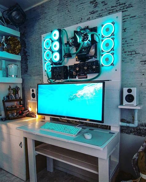 Pc Gaming And Setups On Instagram Would You Do A Wall Mounted Pc