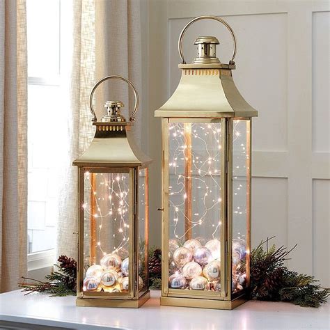 32 Inspiring Winter Lantern Centerpieces Decor Ideas Gold Christmas