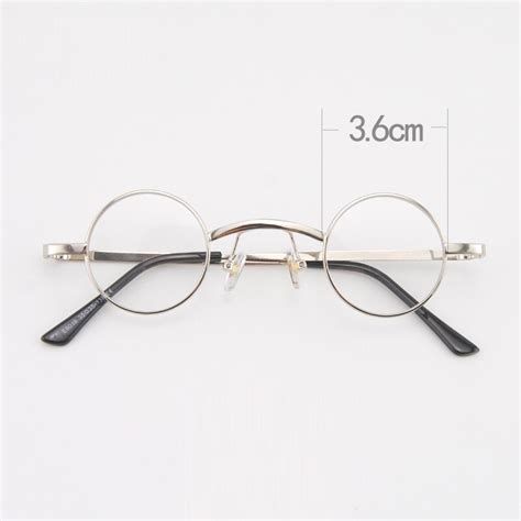 cubojue 36mm small round glasses men women steampunk 80s 70s eyeglasses frame for myopia diopter