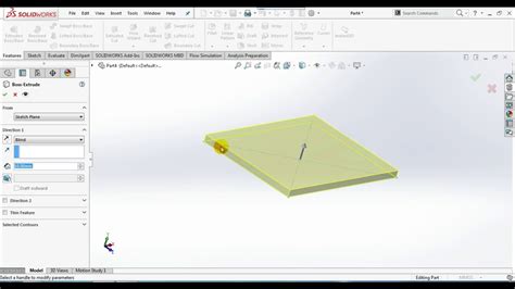Draft Feature Tutorial Basic Solidworks Youtube