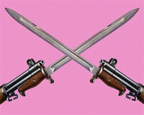 Two Crossed Bayonets Available As Framed Prints Photos Wall Art And