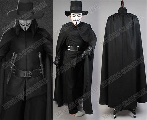 Guy Fawkes Costume For V For V For Vendetta Cosplay Costumes Movie