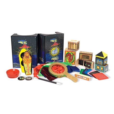 Buy Melissa And Doug Deluxe Solid Wood Magic Set With 10 Classic Tricks