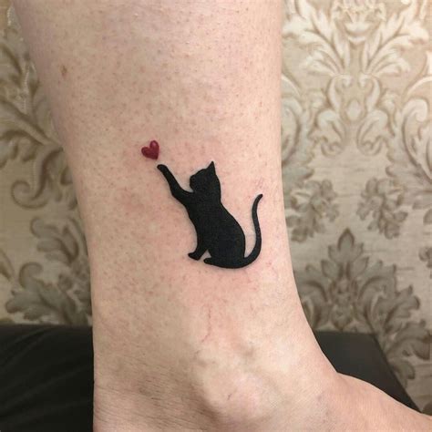 Little Cat Amazing Tattoo Design Small Cat Tattoos Small Tattoos