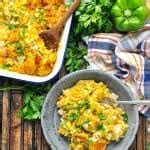 (while this may not be an issue for you, it is for this single, southern gal.). Cowboy Casserole with Cornbread and Chicken - The Seasoned Mom
