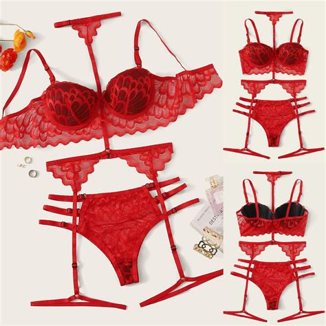 g string red lingerie set for women xssunderwear