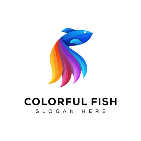 Premium Vector Awesome Colorful Fish Logo Template Beauty Fish Logo