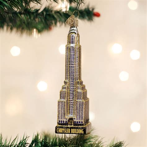 Chrysler Building Ornament Old World Christmas In 2019 Products