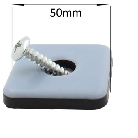 50mm Ptfe Teflon Screw In Glides Designed For Furniture And Chair Legs