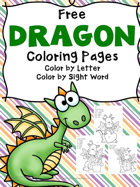 How to draw and coloring a dragon. Free Printable Dragon Coloring Pages - Money Saving Mom®