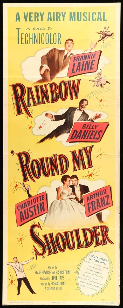 Rainbow Round My Shoulder 1952 原创插页电影海报 Original Film Art