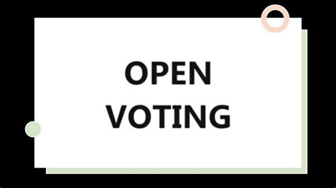 04 14 Open Voting Process Vcm Youtube