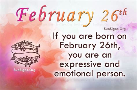 February 26 Birthday Horoscope