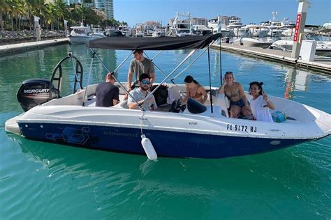 Miami Six Person Boat Rental Without Captain 2024