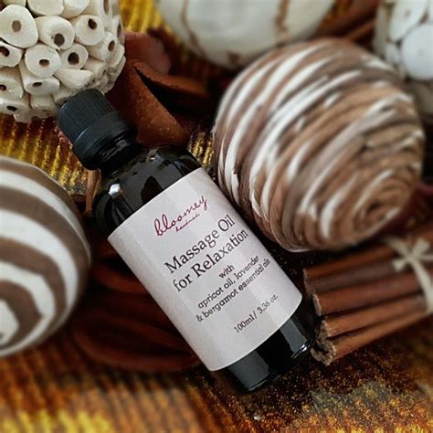 Massage Oil For Relaxation Stress Relief Body Oil Lavender Etsy
