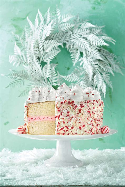 Peppermint Cake With Seven Minute Frosting Southern Living