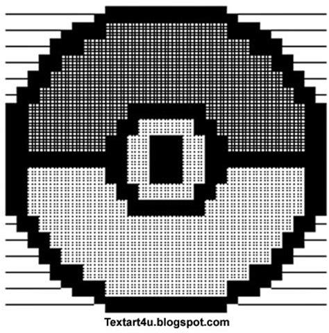 Always copy a comment with formatting intact (this includes. Pokeball Copy Paste ASCII Text Art | Cool ASCII Text Art 4 U