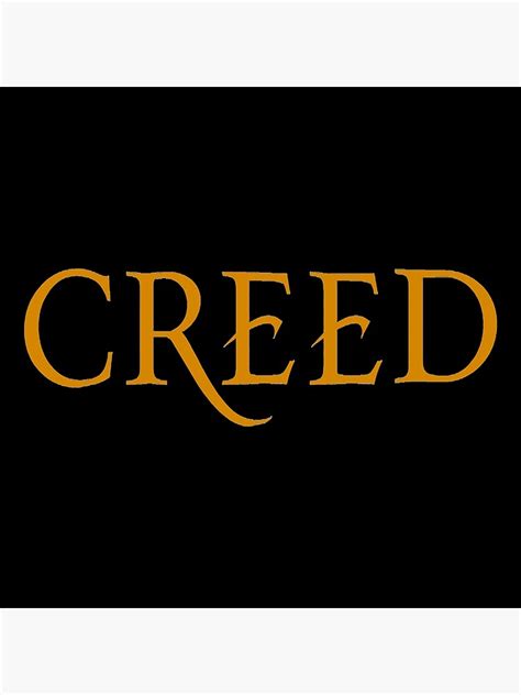 Best Seller Creed Band Logo Poster For Sale By Lbrockest3v Redbubble