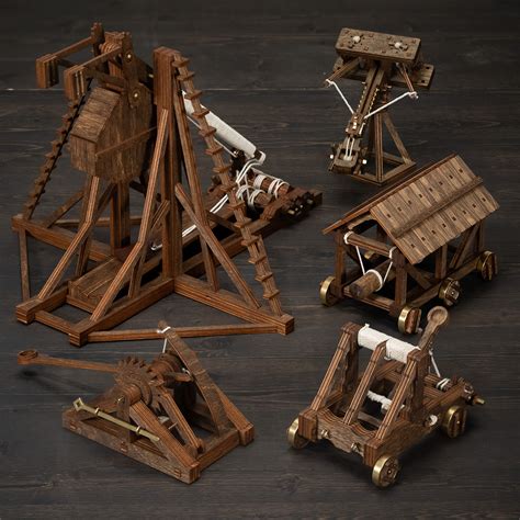 Medieval Siege Bundle Set Of 5 Model Kits Medieval Kits Touch Of