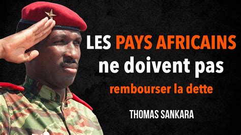 Thomas Sankara Un Discours Que Tous Les Africains Doivent écouter