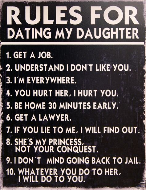Rules In Dating My Daughter