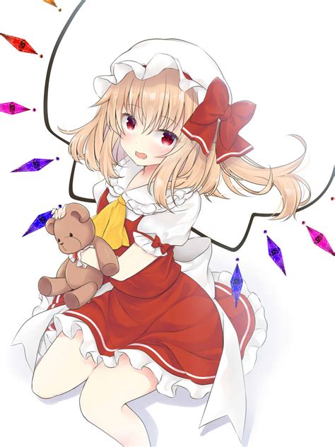 Tosakaoil Flandre Scarlet Touhou Highres 1girl D Ascot Back Bow