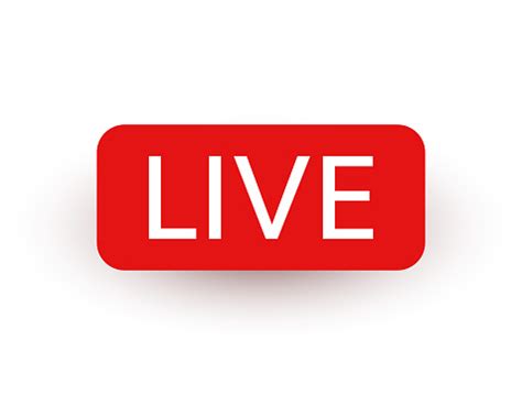 Live Icon Live Stream Video News Symbol On White Background Social ...