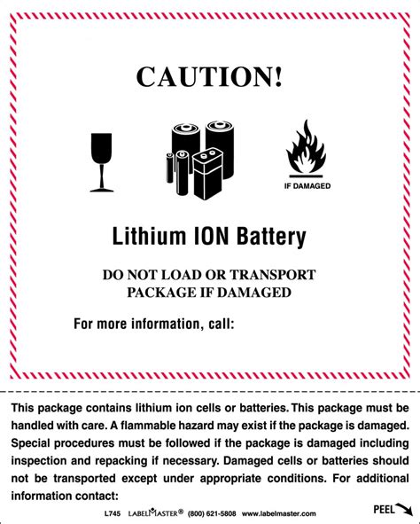 Lithium Battery Label Requirements Ythoreccio