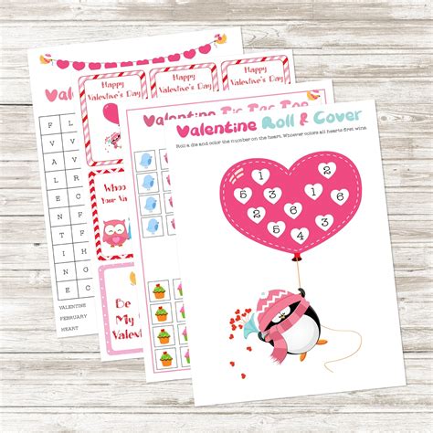 Learning And School Printable Valentines Day Learning Activity For Kids