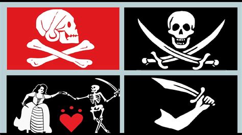 Pirate Flags Flags Attributed To Famous Pirates YouTube