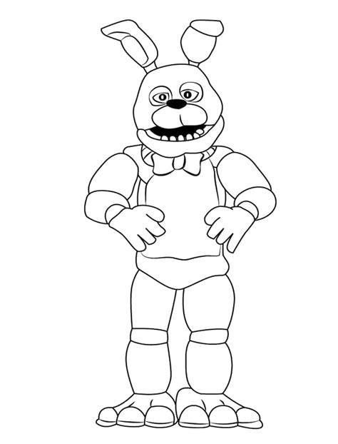 Coloriage Dessin De Fnaf Télécharger Et Imprimer Gratuit Sur