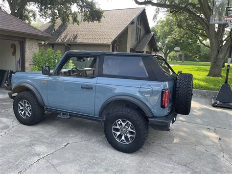 Rampage Trailview Fastback Soft Top For 2 Door Bronco Installed