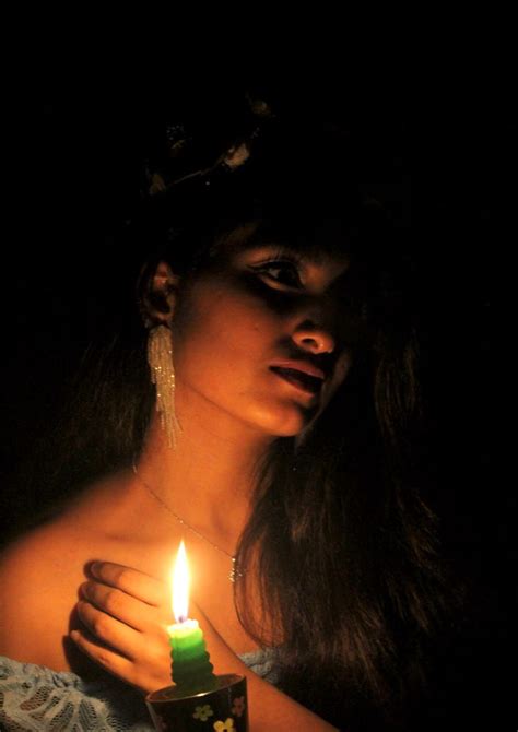 Candle Light Creative Portrait Photography Portrait Photography