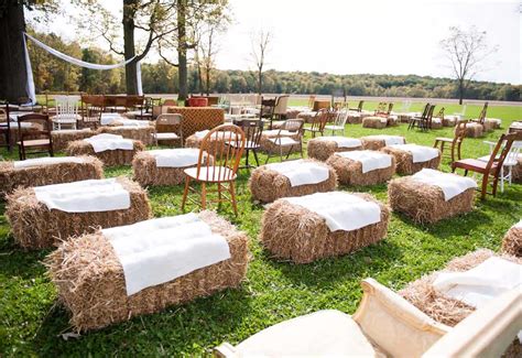 Hay Bale Seating Ideas Thoughtfully Simple