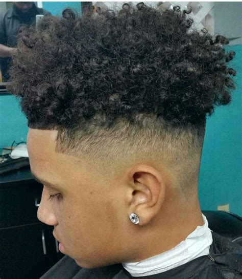 Low Fade Drop Haircut Black Men