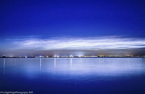 Fabulous Shots From The Isle Of Wight Of Noctilucent Clouds Above