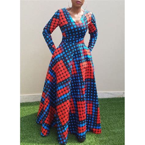 Shenbolen African Dresses For Women Fashion Ankara Print High Quality